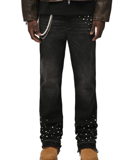 REPUTATION PEARL DENIM - BLACK