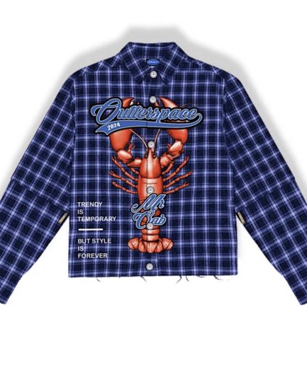 OUTTER SPACE MR CRAB SHIRT- BLUE