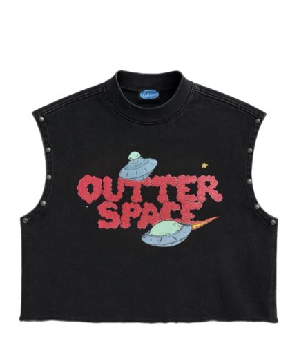 OUTTER SPACE STARDUST CROP TOP